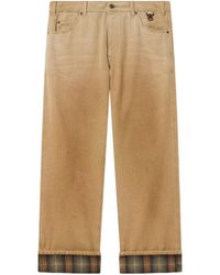 Golden Goose - Check Detailed Gradient Trousers - Lyst
