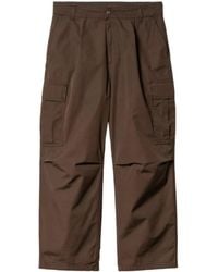 Carhartt - Jet Logo Patch Wide-Leg Cargo Trousers - Lyst
