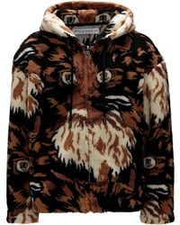 JW Anderson - Jw Anderson Fleece Hooded Jacket - Lyst