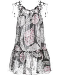 Isabel Marant - Colorful Sleeveless Chiffon Dress - Lyst