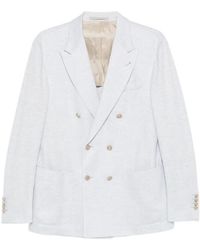 Eleventy - Double-Breasted Suit Jacket - Lyst