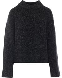Lisa Yang - Tarie Sparkle High Neck Knitted Sweater - Lyst
