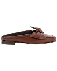 Hereu - Bow Detailed Flat Shoes - Lyst