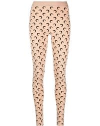 Marine Serre - Fuseaux Moon Recycled-Jersey Leggings - Lyst