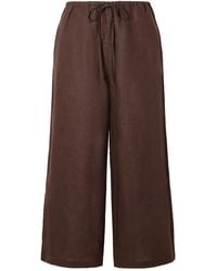 STAUD - Wide-Leg Cropped Trousers - Lyst
