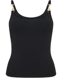 Gucci - Viscose Crêpe Jersey Top With Horsebit, Ready-To-Wear - Lyst