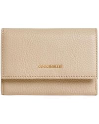 Coccinelle - Medium Metallic Soft Grained Wallet - Lyst