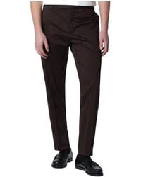 PT01 - Casual Trousers With Belt Loops - Lyst