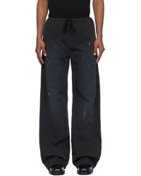 MM6 by Maison Martin Margiela - Cotton Trousers - Lyst