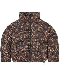 DIESEL - W-Spider Hooded Puffer Jacket - Lyst