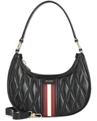 Bally - Logo Details Shoulder Bag - Lyst