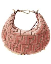 Fendi - Graphy Ff Jacquard Velvet Mini Tote Bag - Lyst