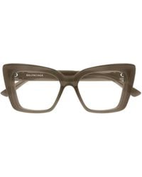 Balenciaga - Eyewear Butterfly Frame Glasses - Lyst
