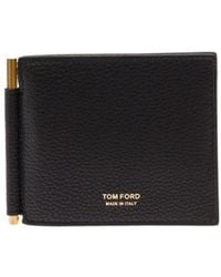 Tom Ford - Logo Printed Bi-Fold Wallet - Lyst