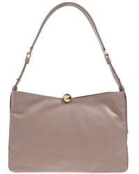 Furla - Sfera Logo Debossed Medium Shoulder Bag - Lyst