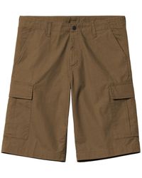 Carhartt - Logo-Patch Knee-Length Cargo Shorts - Lyst