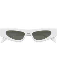 Gucci - Eyewear Cat Eye Frame Sunglasses - Lyst