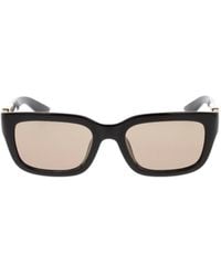 Bottega Veneta - Eyewear Rectangle Frame Sunglasses - Lyst
