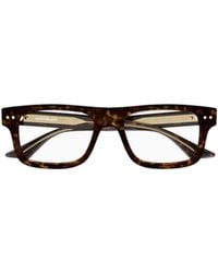 Montblanc - Eyewear Rectangle Frame Glasses - Lyst