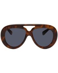 Loewe - Aviator Frame Sunglasses - Lyst