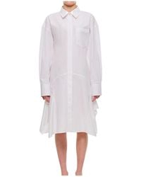 Stella McCartney - Collared Long-Sleeve Shirt Dress - Lyst