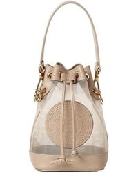 Fendi - Mon Tresor Drawstring Mini Bucket Bag - Lyst