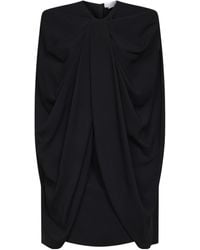 Stella McCartney - V-Neck Draped Dress - Lyst
