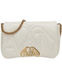 McQueen - The Seal Quilted Small Shoulder Bag - Lyst