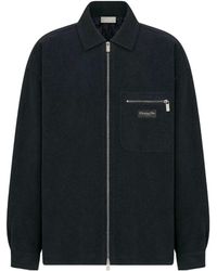 Dior - Homme Cd Couture Zipped Overshirt - Lyst