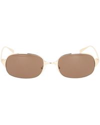 McQueen - Geometric Sunglasses - Lyst