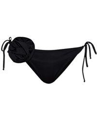 Moschino - Rose-Appliqué Bikini Bottoms - Lyst
