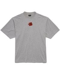 Balenciaga - Logo Taped Medium-Fit T-Shirt - Lyst