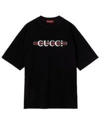 Gucci - Cotton Logo T-Shirt - Lyst