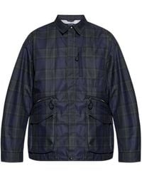 Comme des Garçons - Tartan-Check Zip-Up Jacket - Lyst