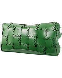 STAUD - Leaf Woven Leather Clutch Bag - Lyst