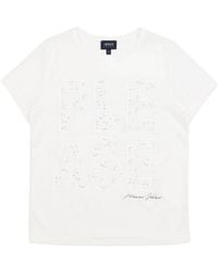 Armani Jeans - Printed T-Shirt - Lyst
