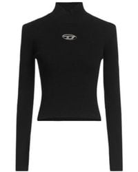 DIESEL - Solid-Color Knitted Sweater - Lyst