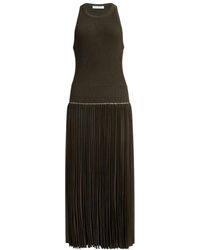 Alaïa - Knitted Maxi Dress - Lyst