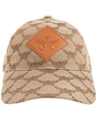 MCM - Monogram Logo Patch Baseball Cap - Lyst