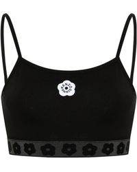 KENZO - Logo Printed Sport Bra - Lyst