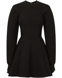 Dolce & Gabbana - Technical Jersey Mini Dress - Lyst