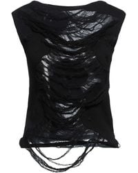 MM6 by Maison Margiela - Lightweight Knit Tops - Lyst