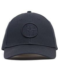 Stone Island - Logo Cotton Baseball Cap - Lyst