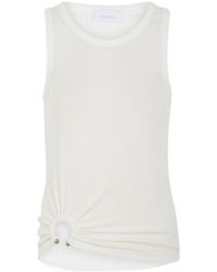 Rabanne - Ribbed Tank Top - Lyst