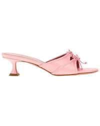 AMINA MUADDI - Round-Toe High-Heeled Sandals - Lyst