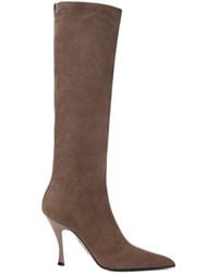 Loewe - New Comic Two-Tone Knee-High Boots - Lyst
