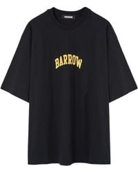 Barrow - Logo-Print Crewneck T-Shirt - Lyst