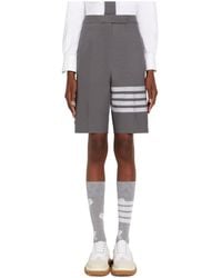 Thom Browne - 4-Bar Stripe Tailored Shorts - Lyst
