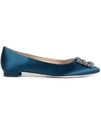 Manolo Blahnik - Pointed Ballet Shoes - Lyst