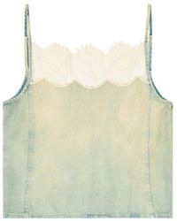 DIESEL - De Mery Lace Trim Top - Lyst